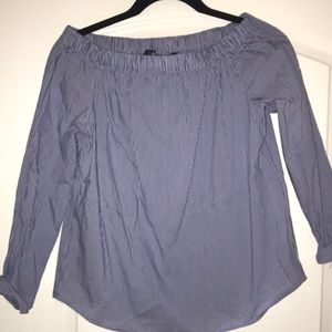 Zara off the shoulder blouse